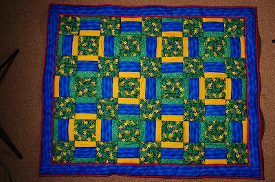 front of quilt